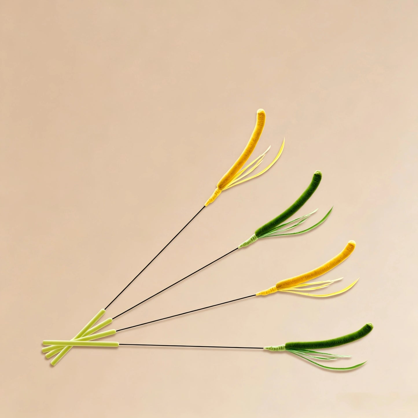 Moop Natural Grass Cat Wand Toy